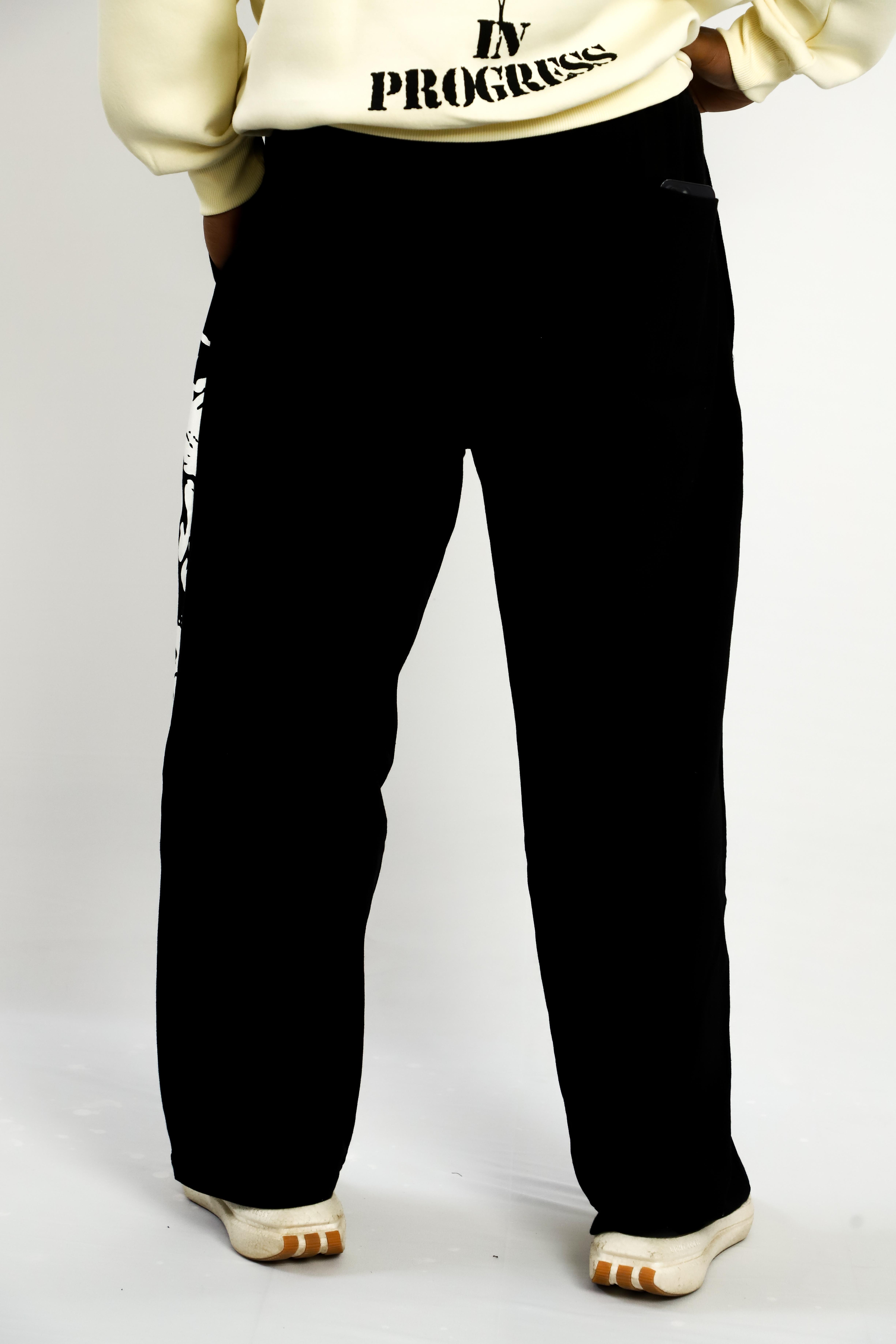 TIGER SKULL WIDE LEG JOGGERS