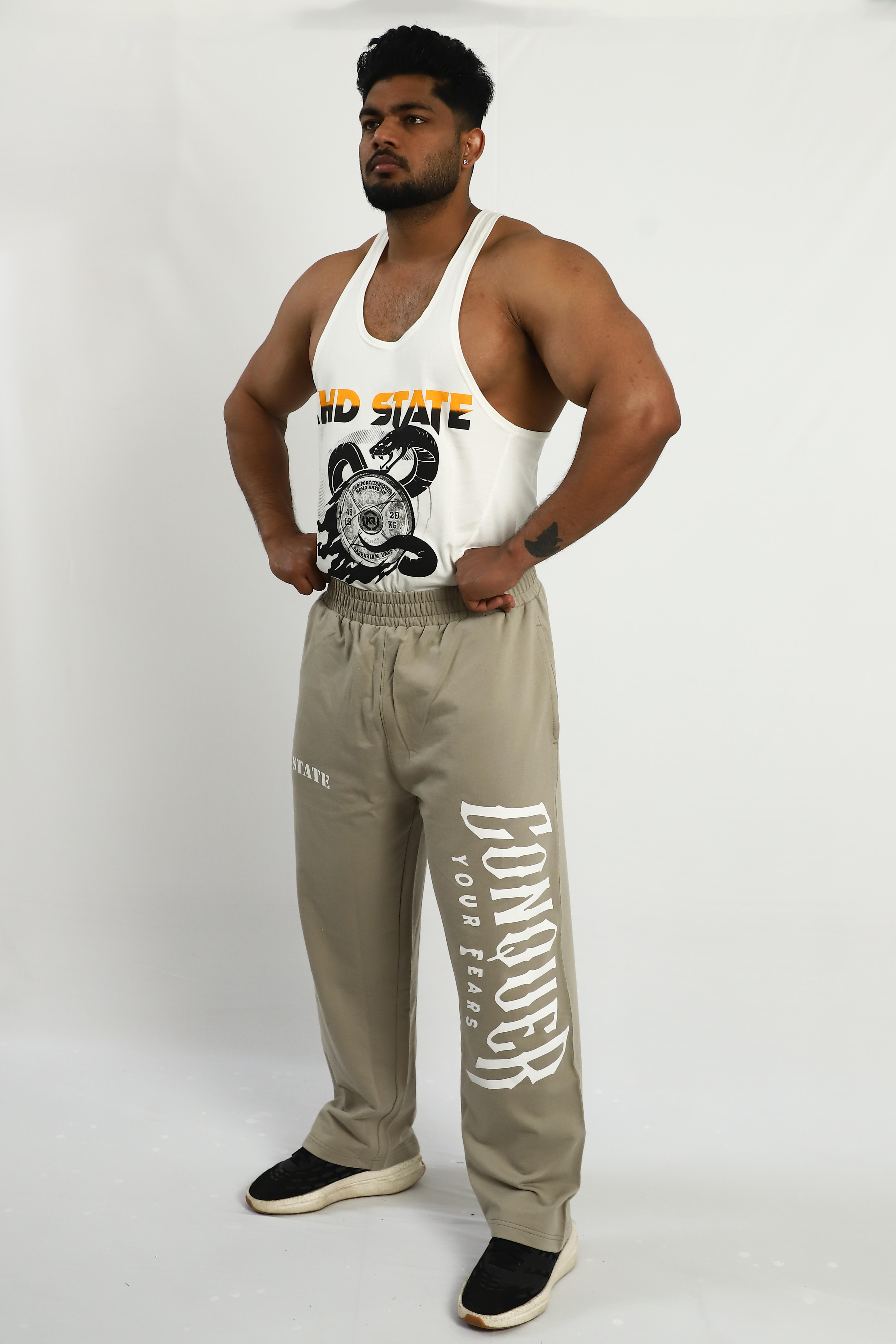 CONQUER WIDE LEG JOGGERS